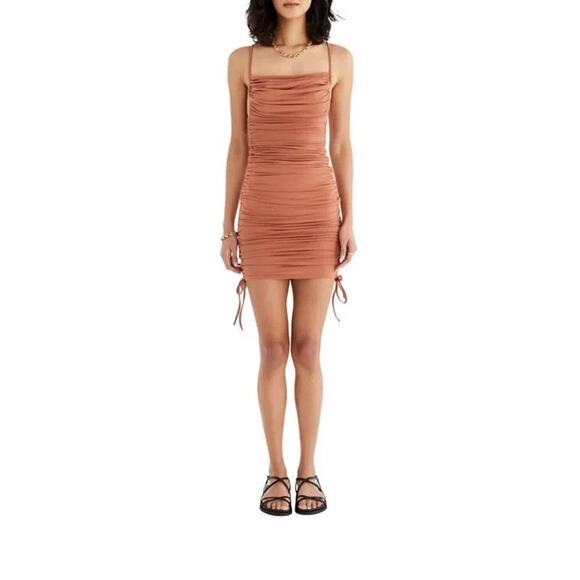 NWT Rumer Paige Mini Dress In Amber Size Medium - Picture 1 of 9
